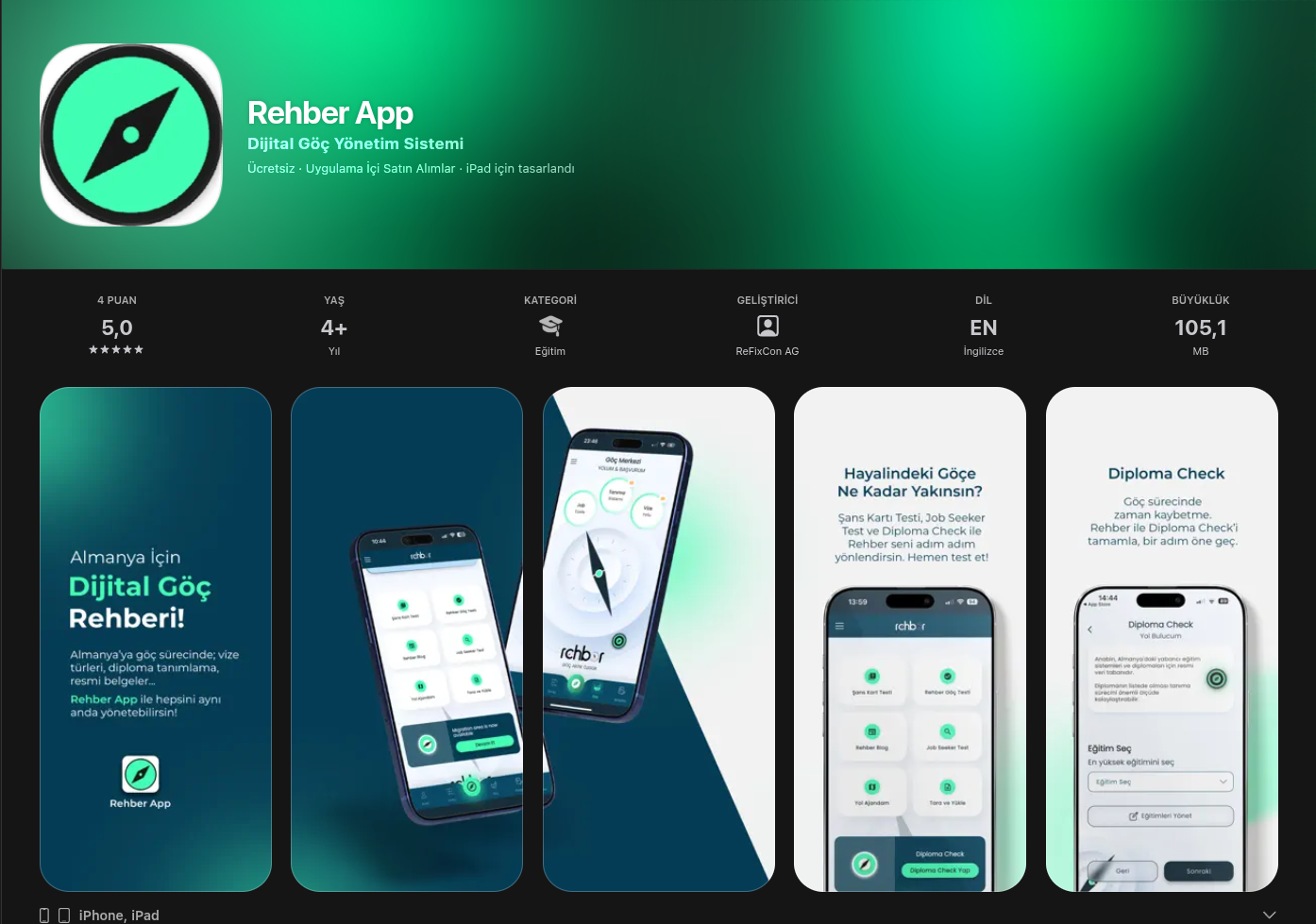 Rehber App Almanya Göc Dijital